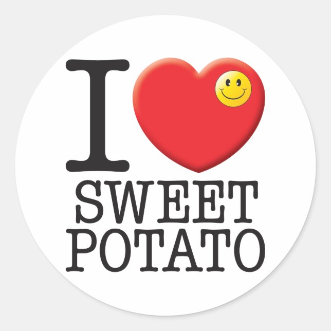 Sweet Potato Classic Round Sticker (Front)
