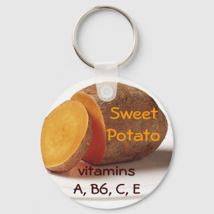 sweet potato keychain