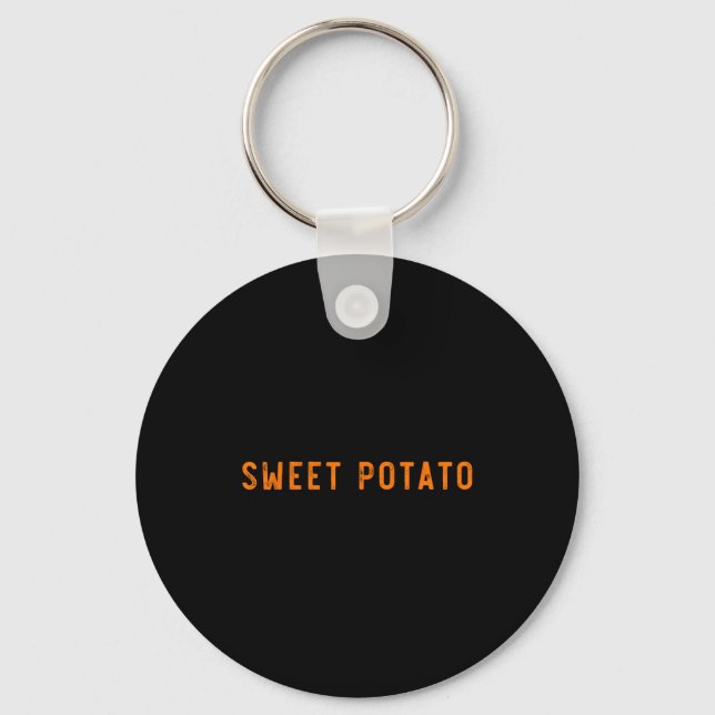 Sweet Potato Kind Of Rude Potato Funny Thanksgivin Key Ring (Front)