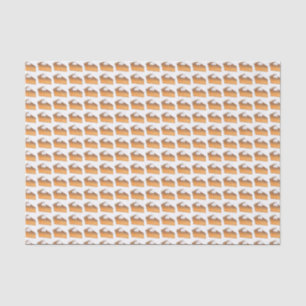 Sweet Potato Pie Slice Christmas Holiday Food Tissue Paper