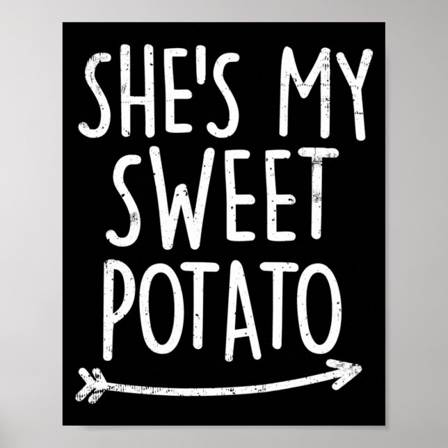 Sweet Potato Yam Shirts Mens Womens Matching Set Poster (Front)