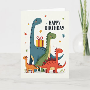 Sweet Prehistoric Birthday Card