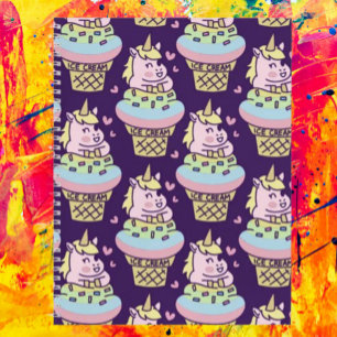 Sweet Pride Unicorn Spiral Notebook