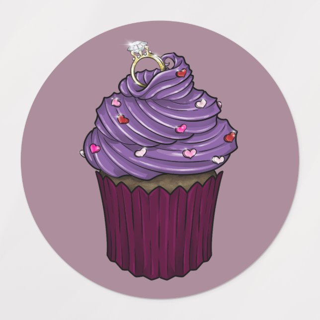 Sweet Proposal Cupcake (Design 1)