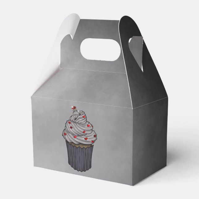 Sweet Proposal Cupcake Favour Box (Front Side)