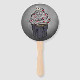 Sweet Proposal Cupcake Hand Fan