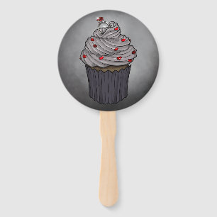 Sweet Proposal Cupcake Hand Fan