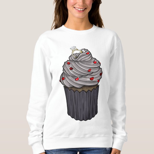 Sweet Proposal Cupcake Sweatshirt (Front)