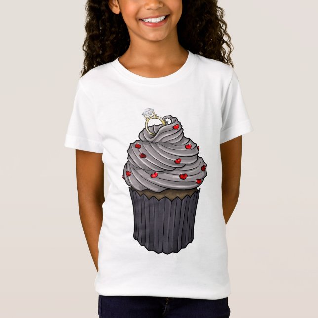 Sweet Proposal Cupcake T-Shirt (Front)