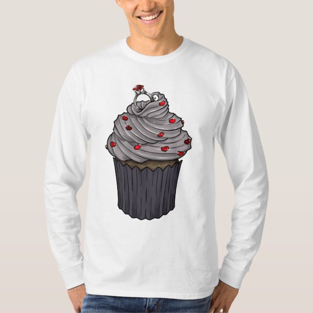 Sweet Proposal Cupcake T-Shirt (Front)