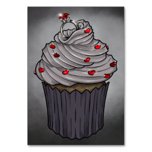 Sweet Proposal Cupcake Table Number