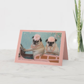 Sweet Pug Mother's Day Greeting Card
