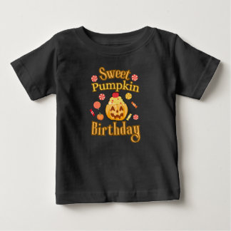 Sweet Pumpkin Birthday Halloween T-Shirt