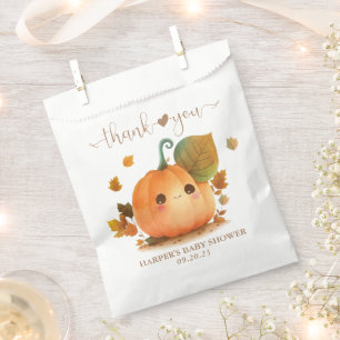 Sweet Pumpkin Fall Baby Shower Favour Bags