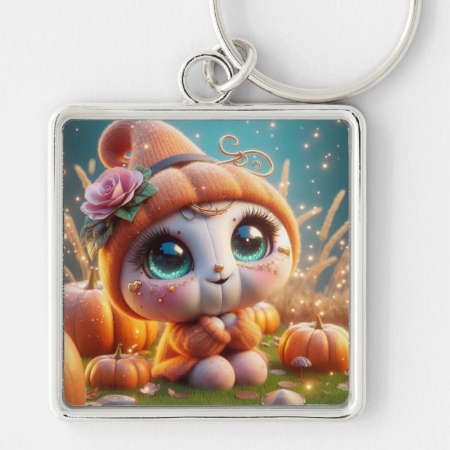 Sweet Pumpkin Key Ring (Front)