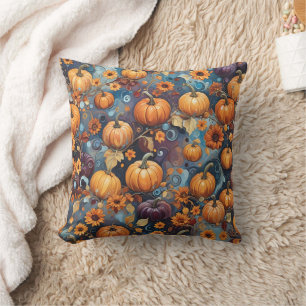 Sweet Pumpkins Fall Pattern Cushion