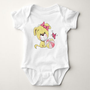 Sweet Puppy Baby Jersey Bodysuit