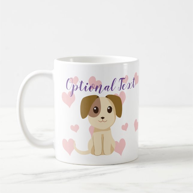 Sweet Puppy  Coffee Mug (Left)