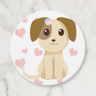 Sweet Puppy  Favour Tags