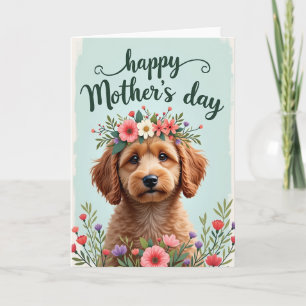 Sweet Puppy Love For My Wife Card