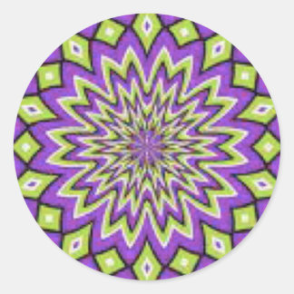 Sweet purple, and green stickers