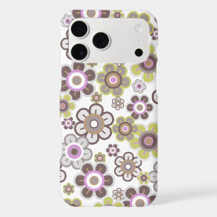 Sweet Purple Candy Daisies Flowers Girly Pattern