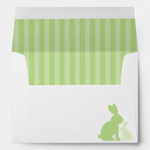 Sweet Rabbits Baby Shower Envelopes