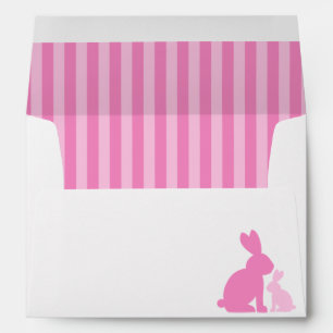 Sweet Rabbits Baby Shower Envelopes