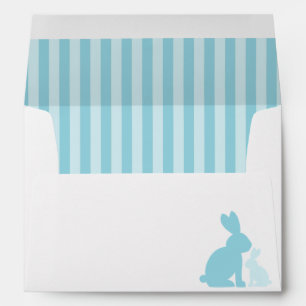 Sweet Rabbits Baby Shower Envelopes