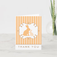 Sweet Rabbits Baby Shower Thank You