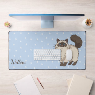 Sweet Ragdoll Cat Personalised Desk Mat