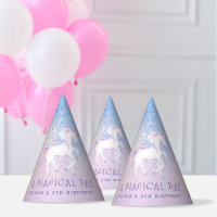 Sweet Rainbow Unicorn Glittery Birthday Party