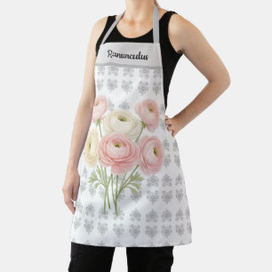 Sweet Ranunculus Floral Mother’s Day Gift Apron