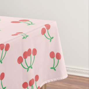 Sweet Red Cherry Pattern Tablecloth