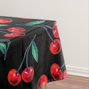 Sweet Red Cherry Pattern Tablecloth
