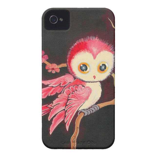Sweet Red Owl Case-Mate iPhone Case (Back)