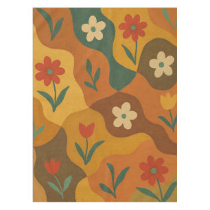 Sweet Retro Country Garden Pattern Tablecloth