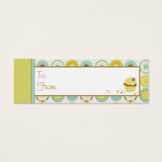 Sweet Retro Skinny Gift Tag