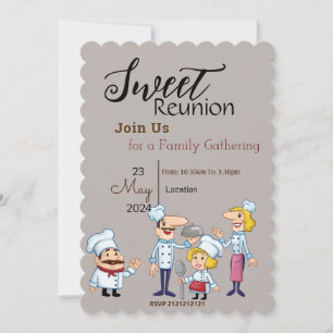 Sweet Reunion Invitation