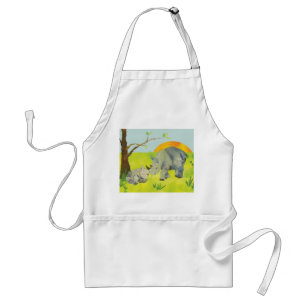 Sweet Rhino Mum and Baby Standard Apron