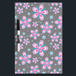 Sweet Romantic  Abstract Pink Flowers Pattern Dry Erase Board<br><div class="desc">Sweet Romantic  Abstract Pink Flowers Pattern</div>