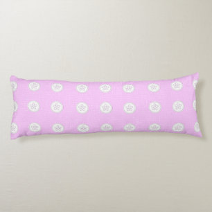 sweet romantic pink wallpaper body cushion