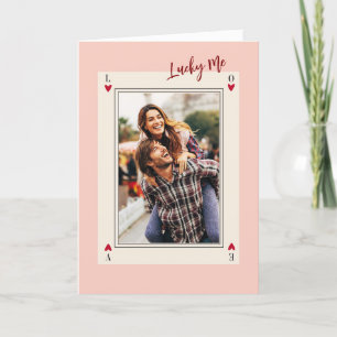 Sweet Romantic Retro Photo Valentine's day Card