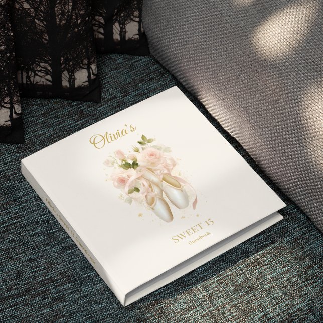 Sweet Rosé Ballet Soirée, custom Guest Book (Creator Uploaded)
