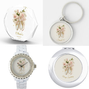 Sweet Rosé Ballet Soirée, custom Key Ring