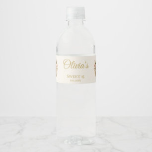 Sweet Rosé Ballet Soirée, custom Water Bottle Label