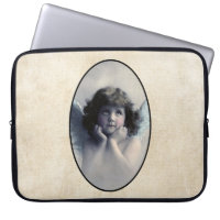 Sweet Rosy Cheeked Vintage Angel in Clouds