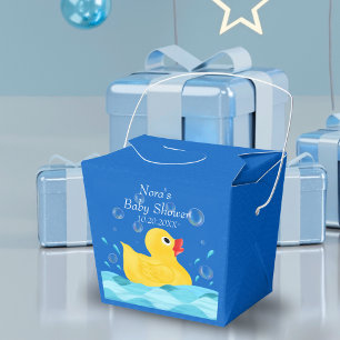 Sweet Rubber Ducky Bubbles Baby Shower Favour Box