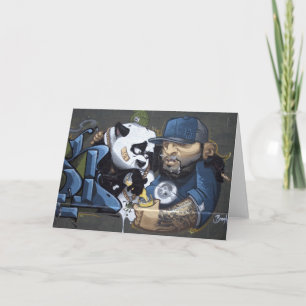 Sweet Sad Panda Found A Buddy Card