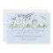 Sweet Safari Animals Boy Baby Shower Invitation